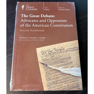 The Great Courses Great Debate American Constitution DVD Guidebook Sealed New